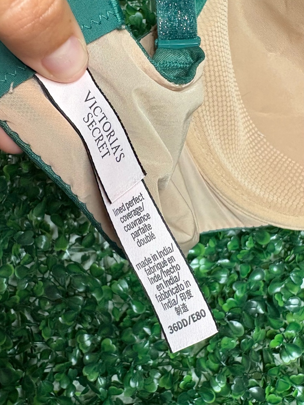 Victoria's Secret Shimmer Sheer Underwire Bra in Teal Green - Picture 5 of 5